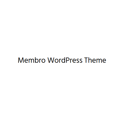 Membro WordPress Theme
